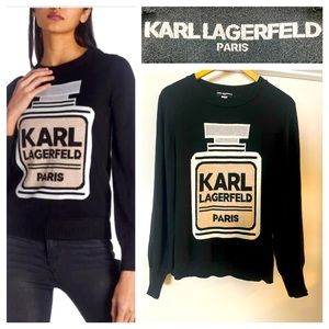 KARL LAGERFELD PARIS Women's Perfume Bottle Sweater